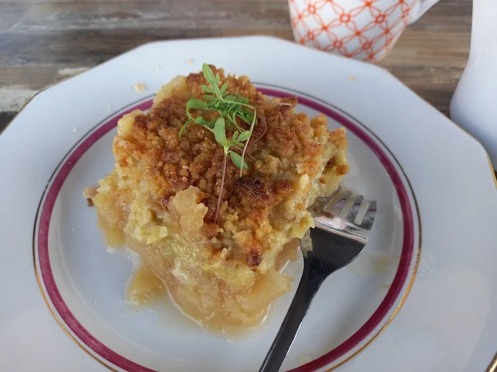 Crumble Pomme Caramel Beurre Salé