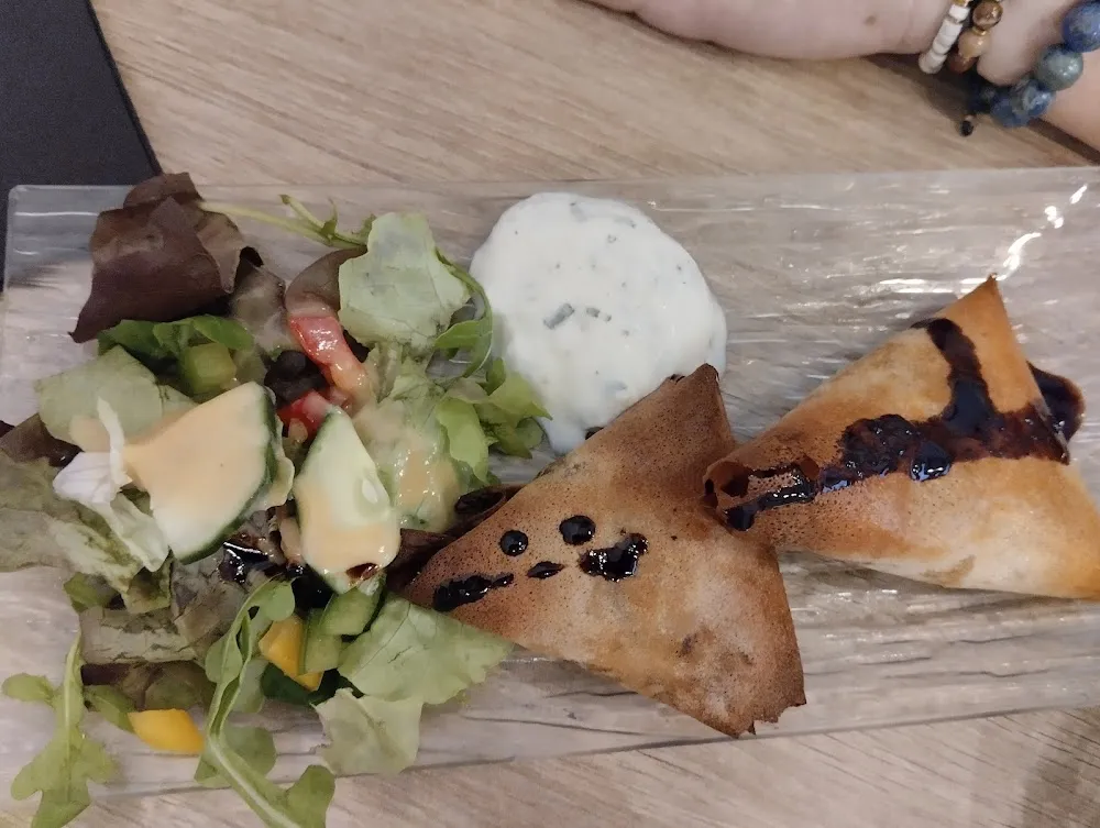 Samoussa Effiloché de Dinde Au Curry